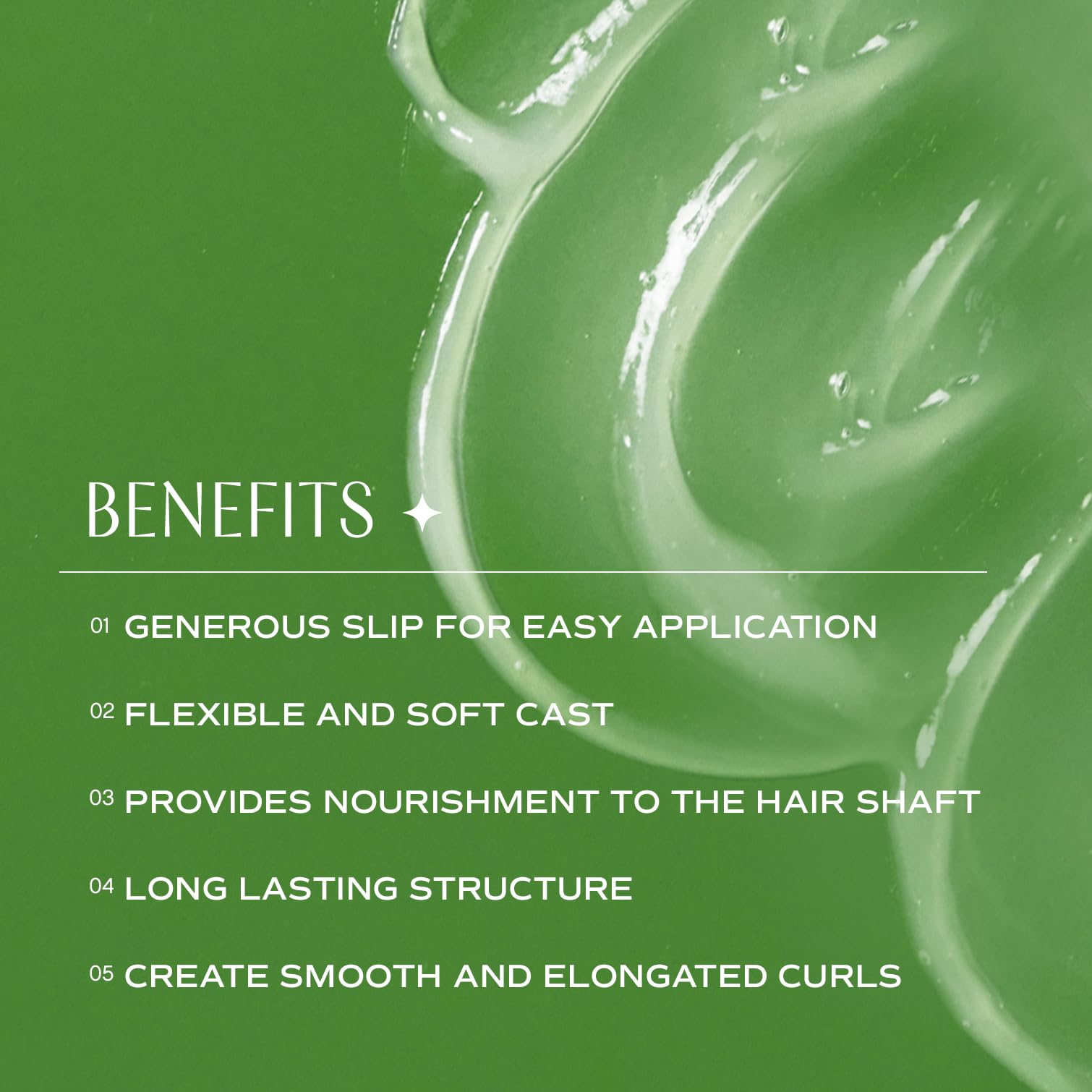 INNERSENSE I Create Curl Memory Gel hair curl closeup shows flexible hold for defined waves.