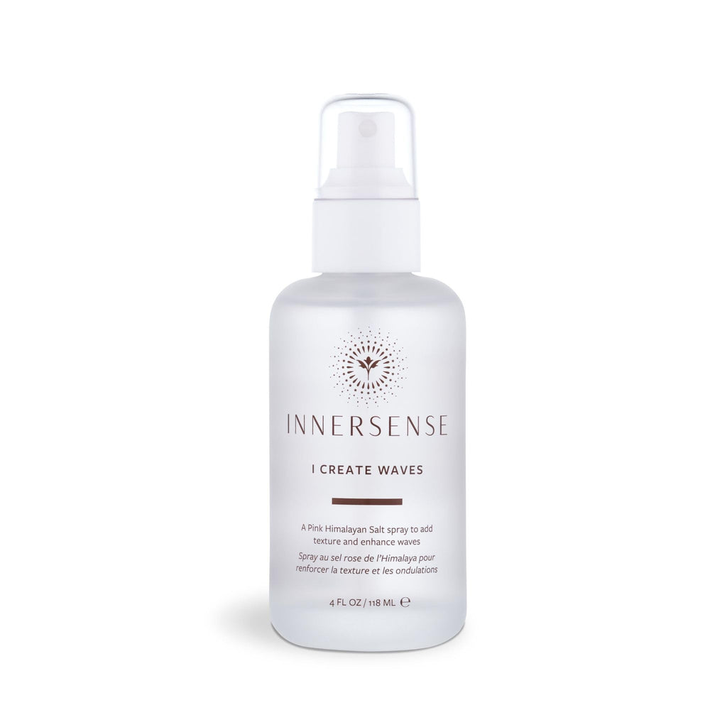 INNERSENSE I Create Waves pink salt spray texture for natural beachy looks