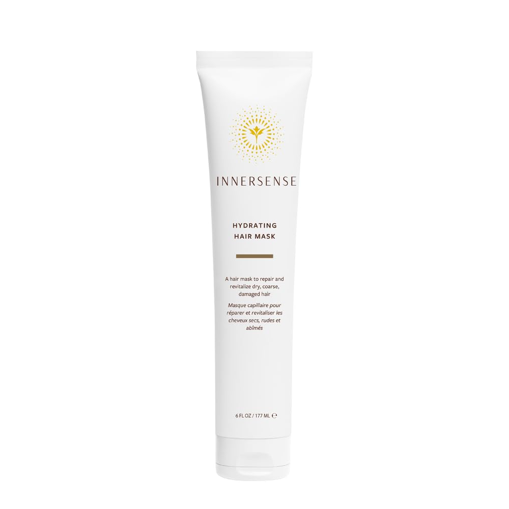 INNERSENSE hydrating hair mask jar with rich cream for deep moisture