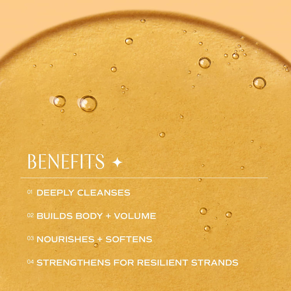 INNERSENSE quinoa and rice extracts nourish hair strands with softness.