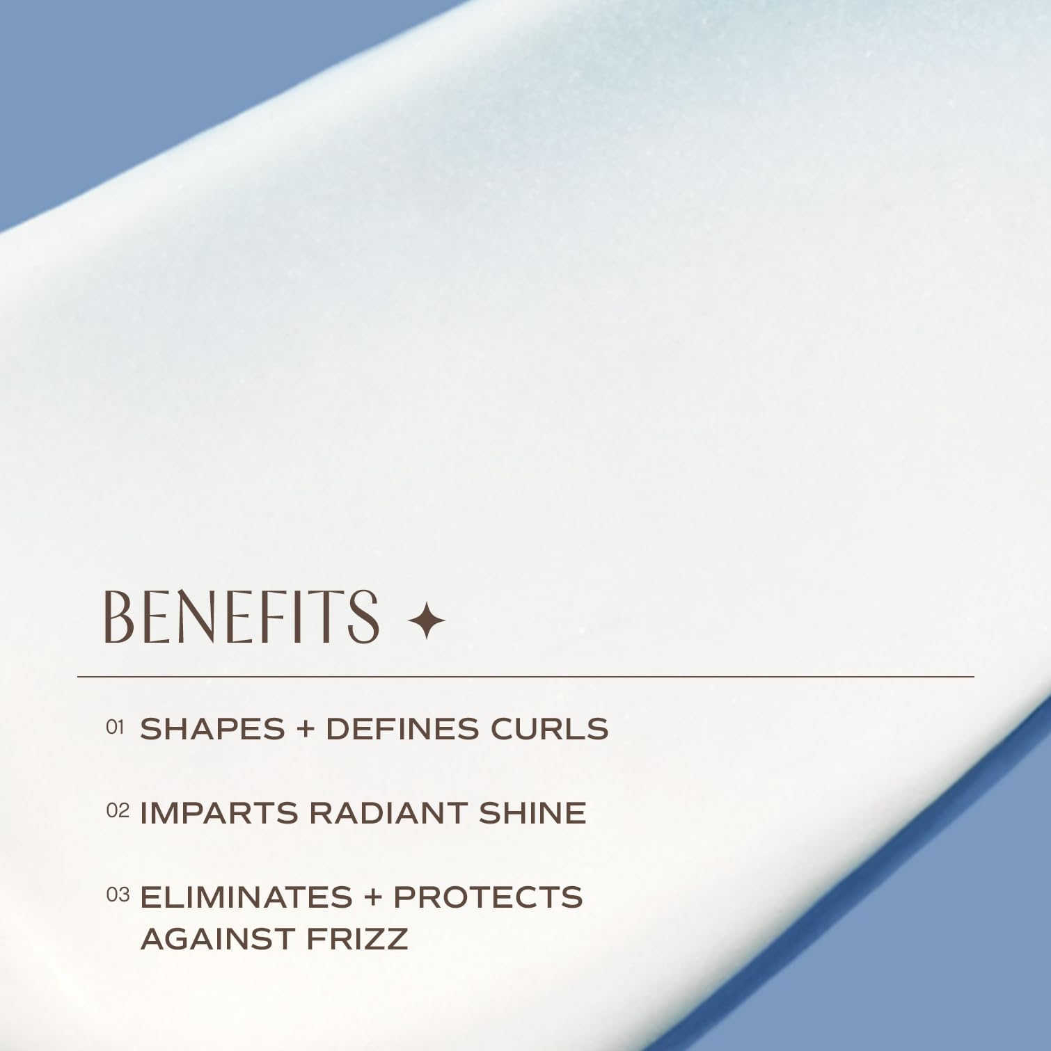 INNERSENSE application shot shows smooth, defined curls on damp hair