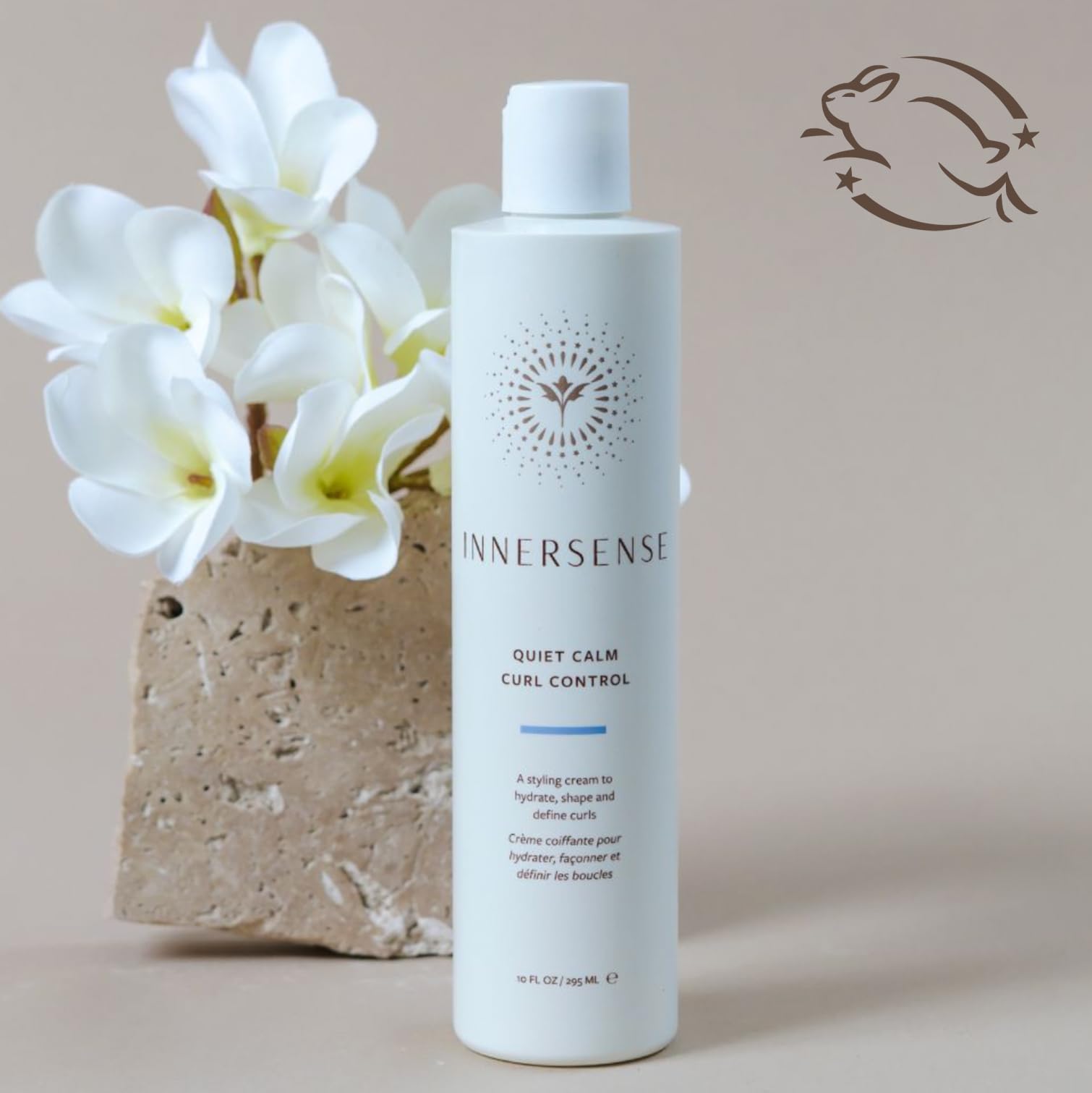 INNERSENSE texture close-up reveals creamy, nourishing consistency for curls
