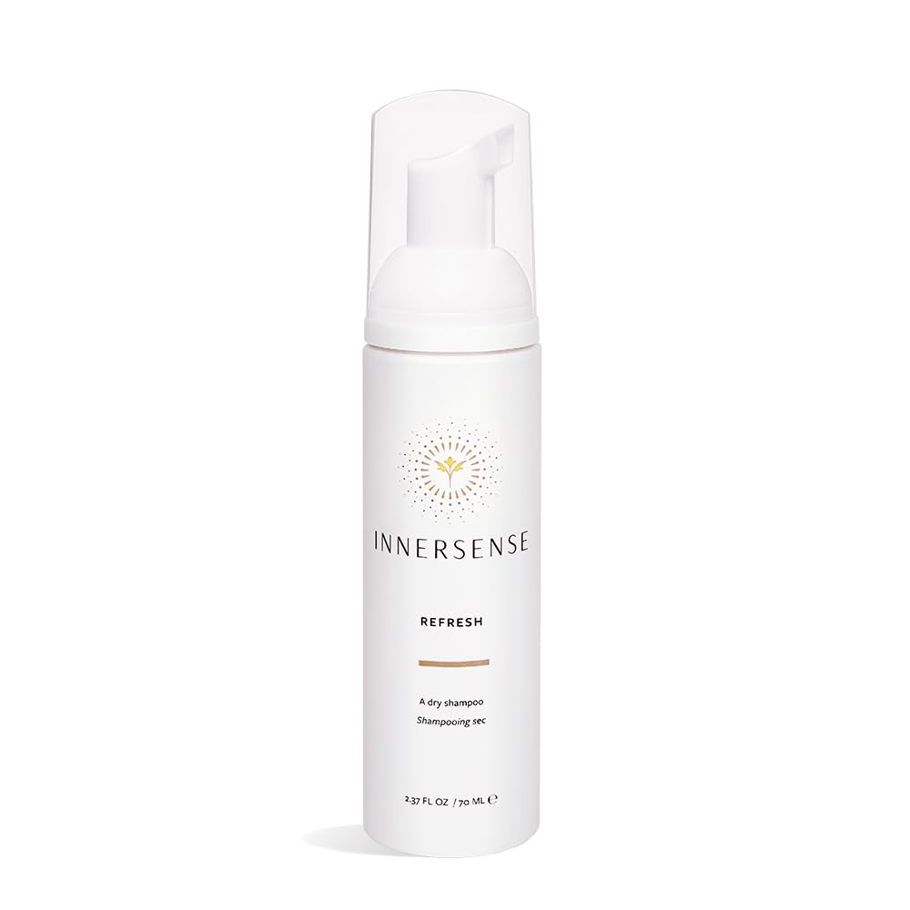 INNERSENSE Natural Refresh Dry Shampoo bottle refreshing oil-prone roots