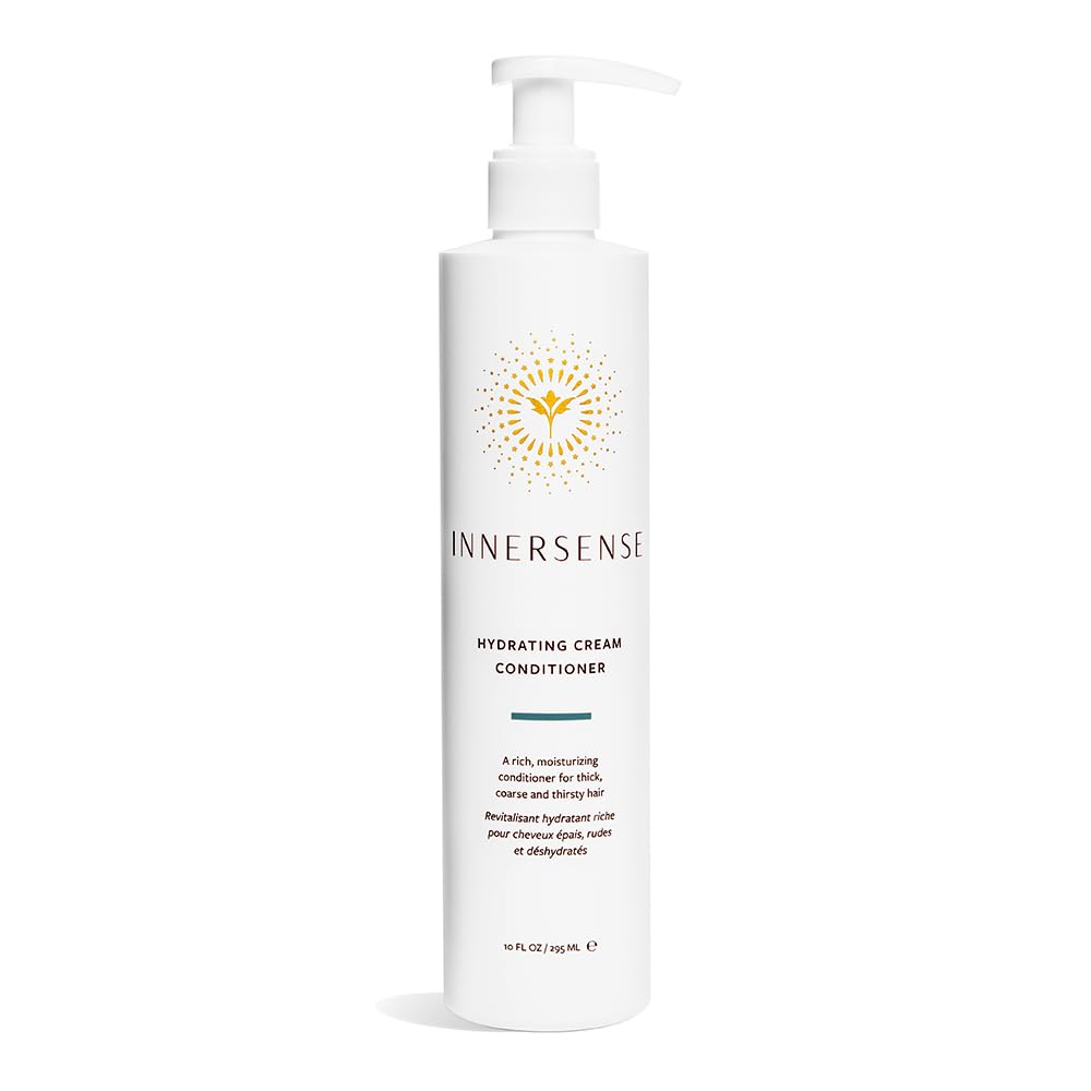 INNERSENSE Organic Beauty bottle pump showcases silicone-free hydrating conditioner