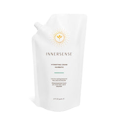 INNERSENSE Hydrating Cream Hairbath bottle pour for a luxurious cleanse and silky finish.