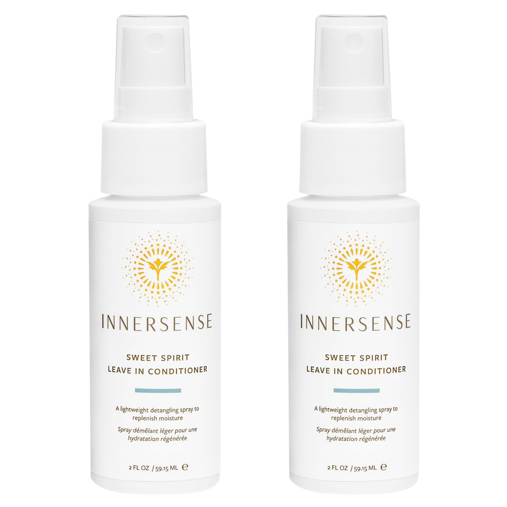 INNERSENSE Sweet Spirit, botella con atomizador para desenredar y humectar.