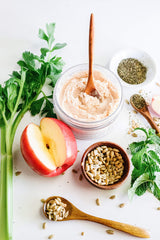 Hawaiian red salt and minerals in INNERSENSE Scalp Scrub for a spa-like feel