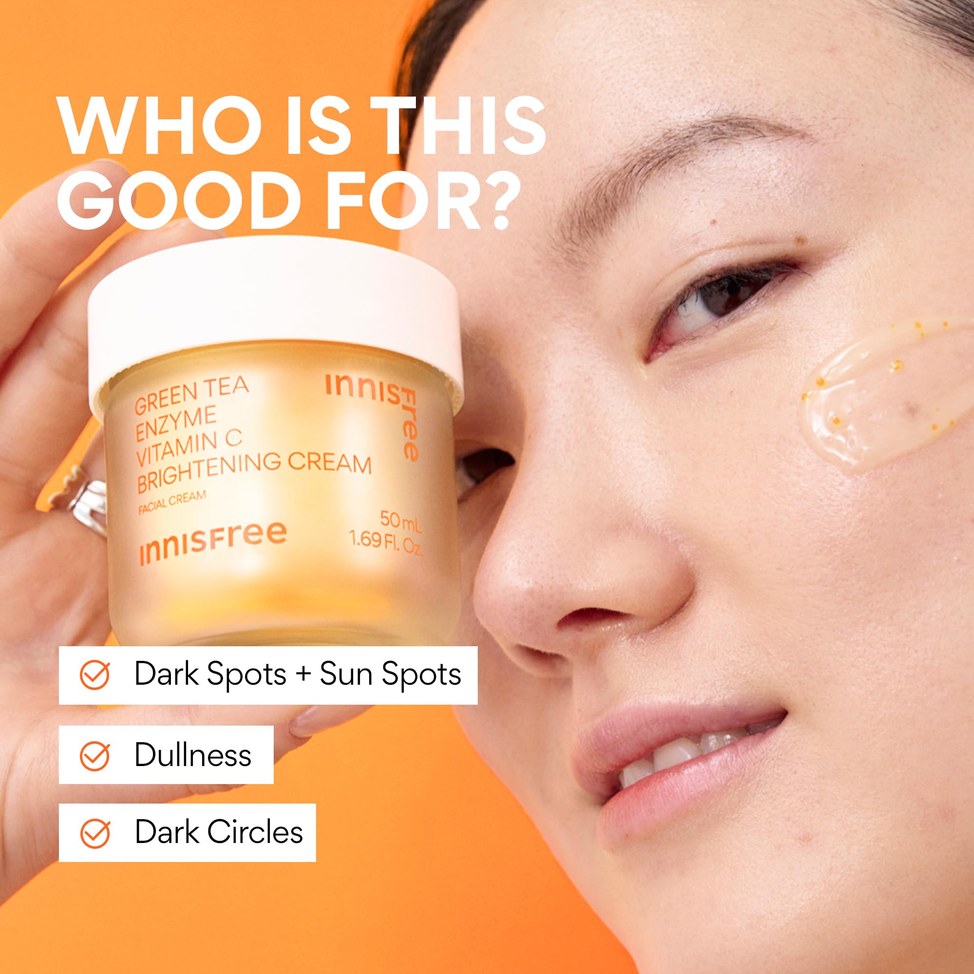 innisfree crema iluminadora vitamina C fórmula coreana para cuidado diario