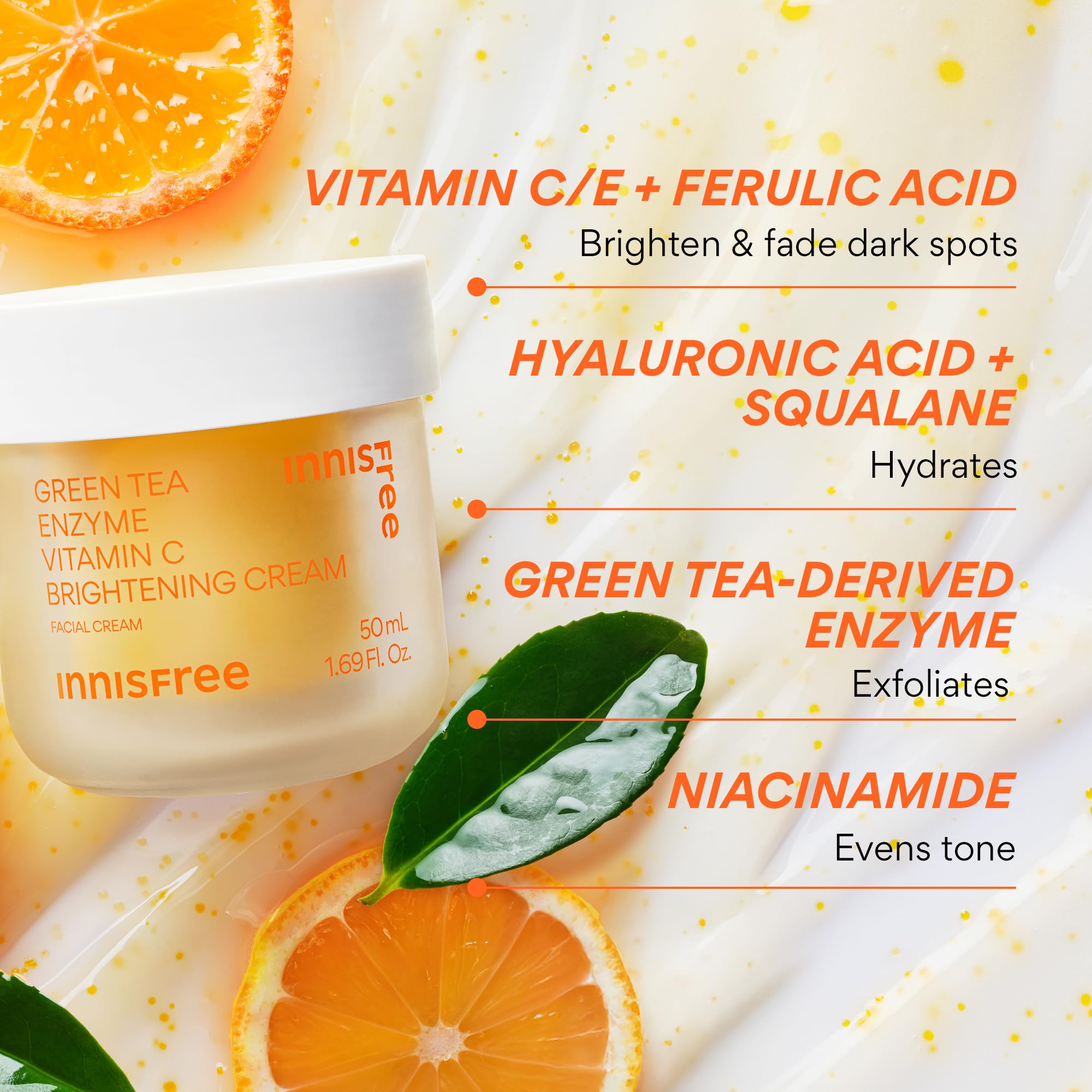 innisfree crema iluminadora vitamina C tono uniforme en la piel