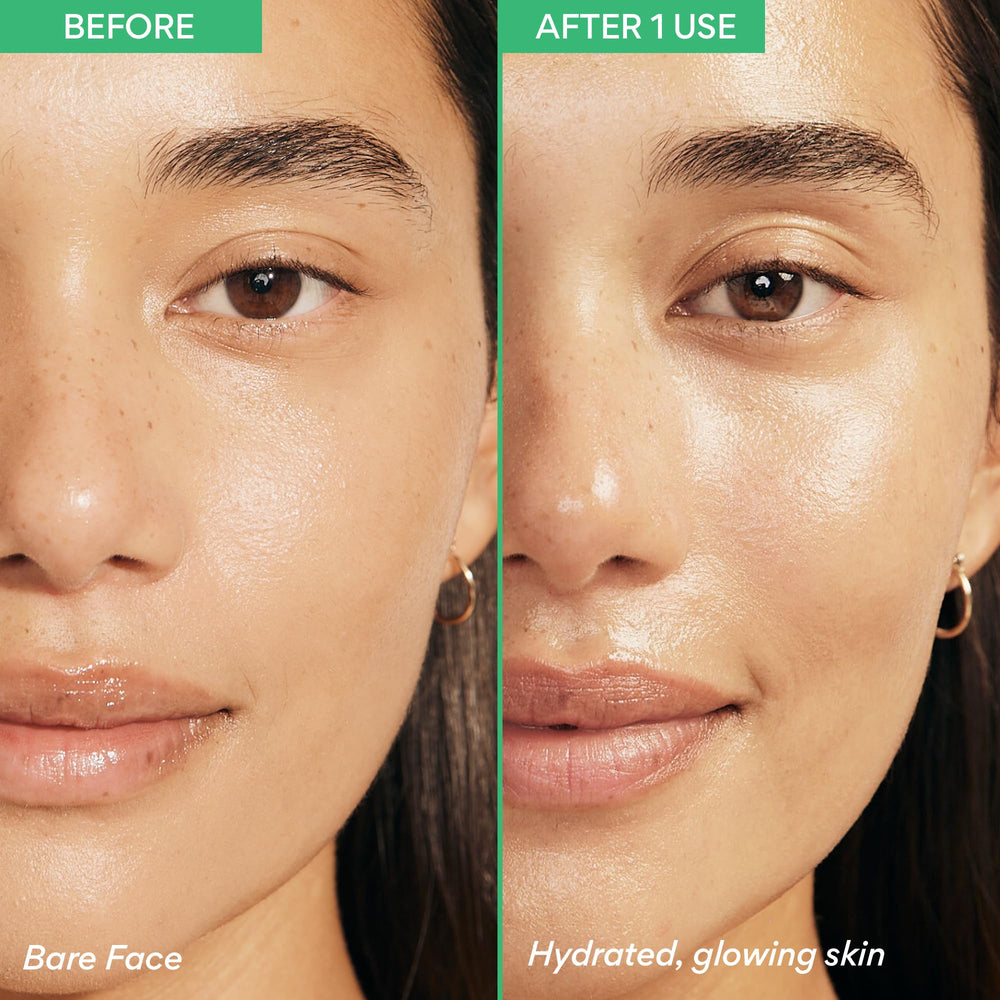 Innisfree fragrance-free formula tube view highlights gentle daily hydration for sensitive skin.