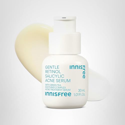 Innisfree branding with product bottle on clean display for on-brand recognition.