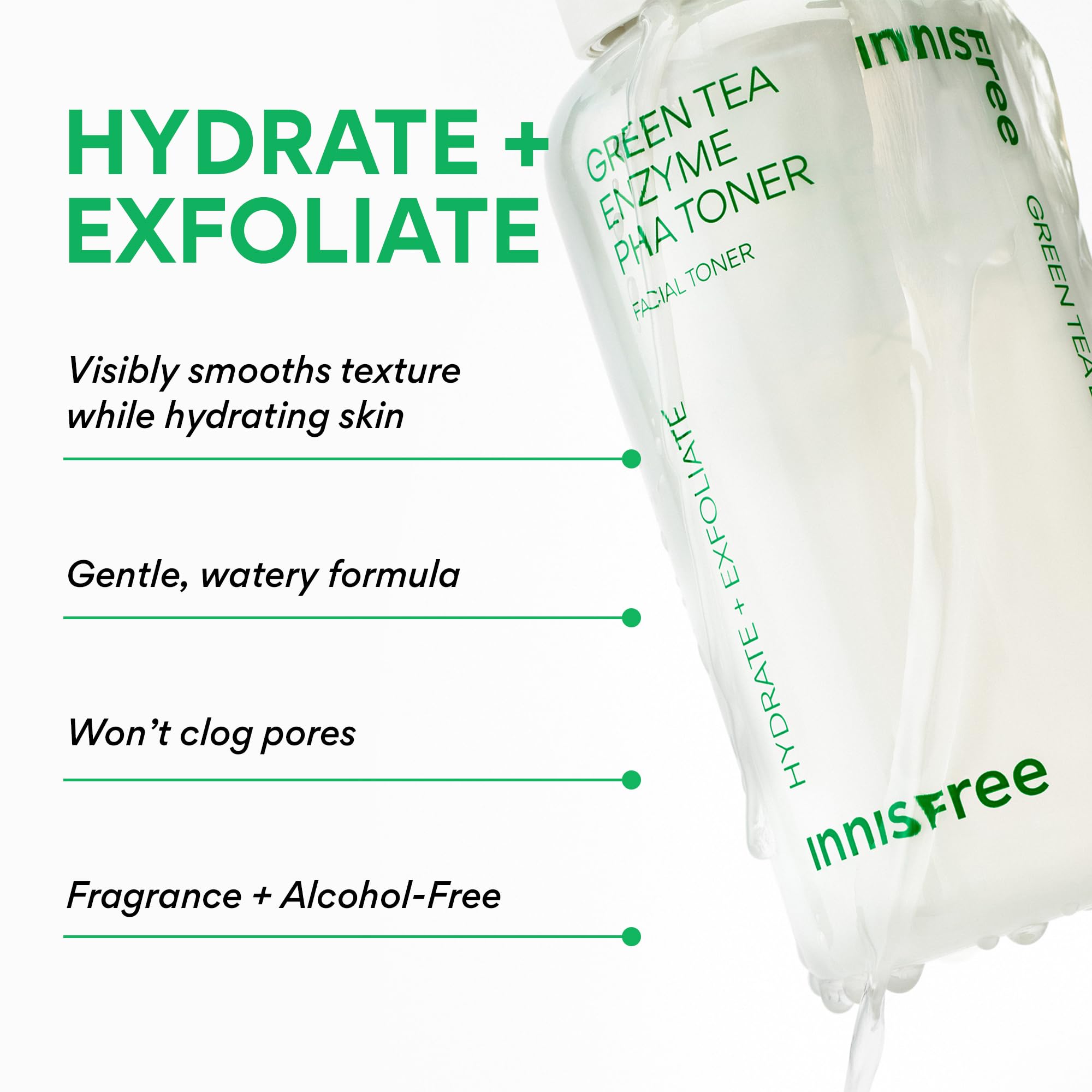 innisfree green tea cream application seals moisture for all-day comfort