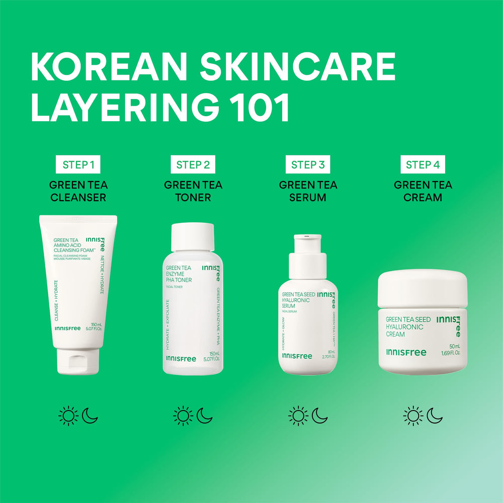 innisfree green tea ingredients hyaluronic acid detail for barrier support