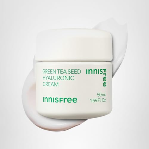 Barrier Complex highlight Innisfree Green Tea Seed Hyaluronic Cream packaging shot