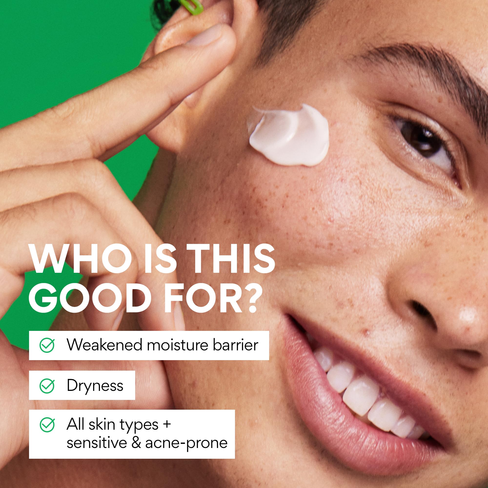 Innisfree product application texture on skin shows smooth, non-greasy finish.