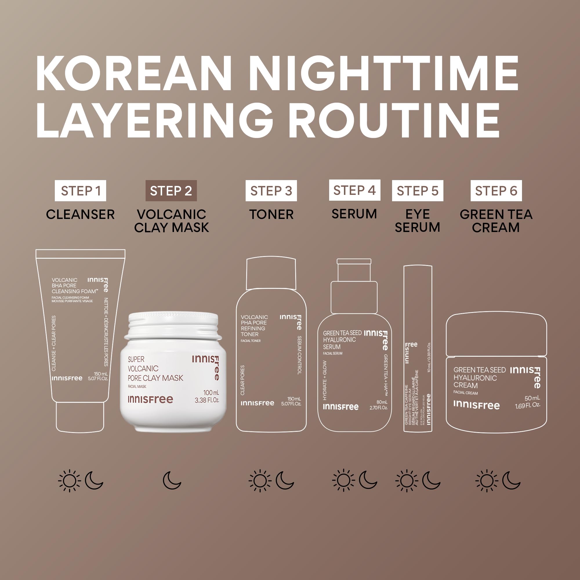 Innisfree Super Volcanic Clay Mask balances oily skin without over-drying.