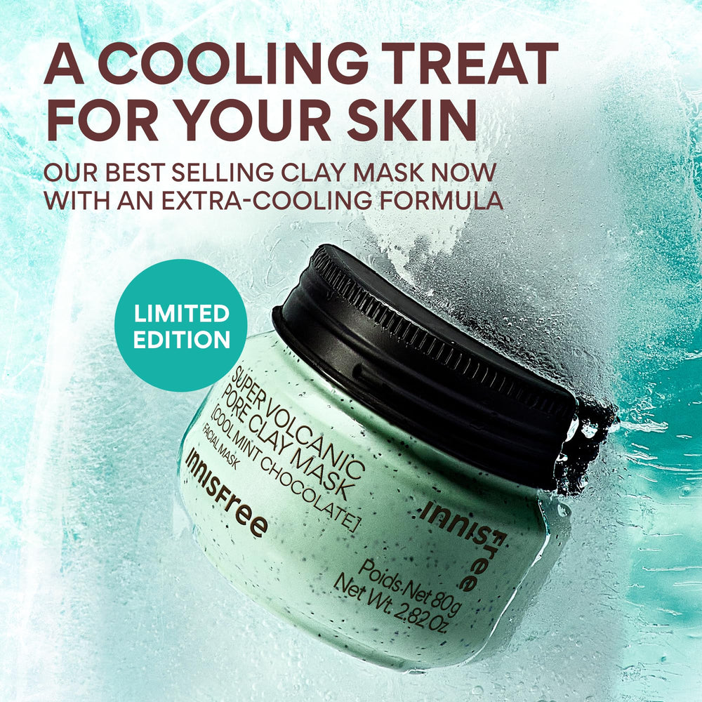 Textura arcilla de innisfree para exfoliación suave y poros refinados