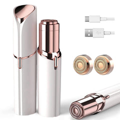 Innobeaut facial hair remover for upper lip showing precise, gentle trimming.