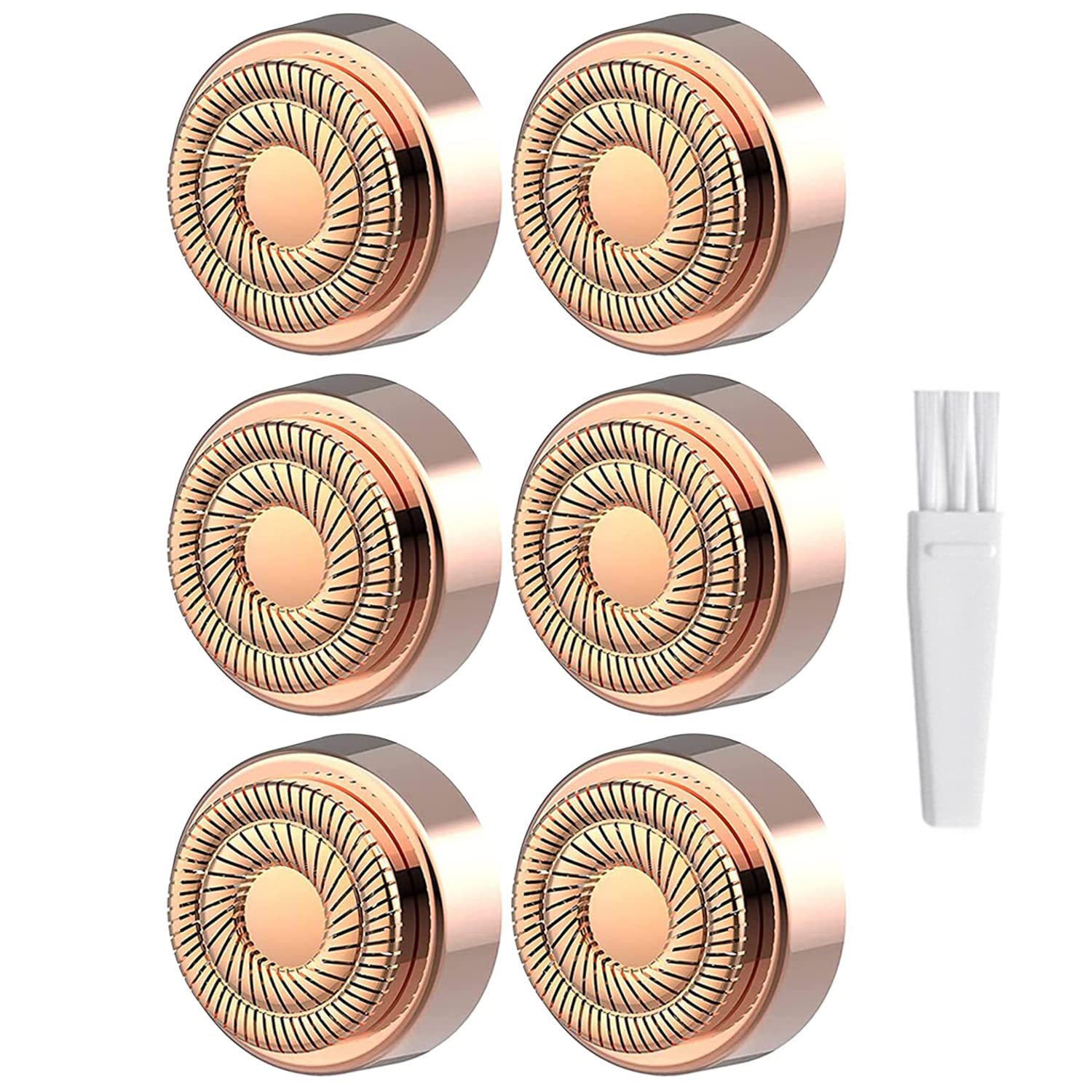 Innobeaut Gen-2 replacement head with double halo for smooth facial hair removal.