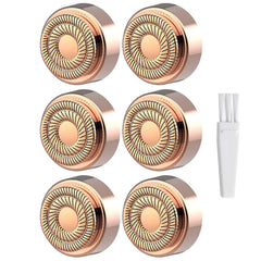Innobeaut Gen-2 replacement head with double halo for smooth facial hair removal.