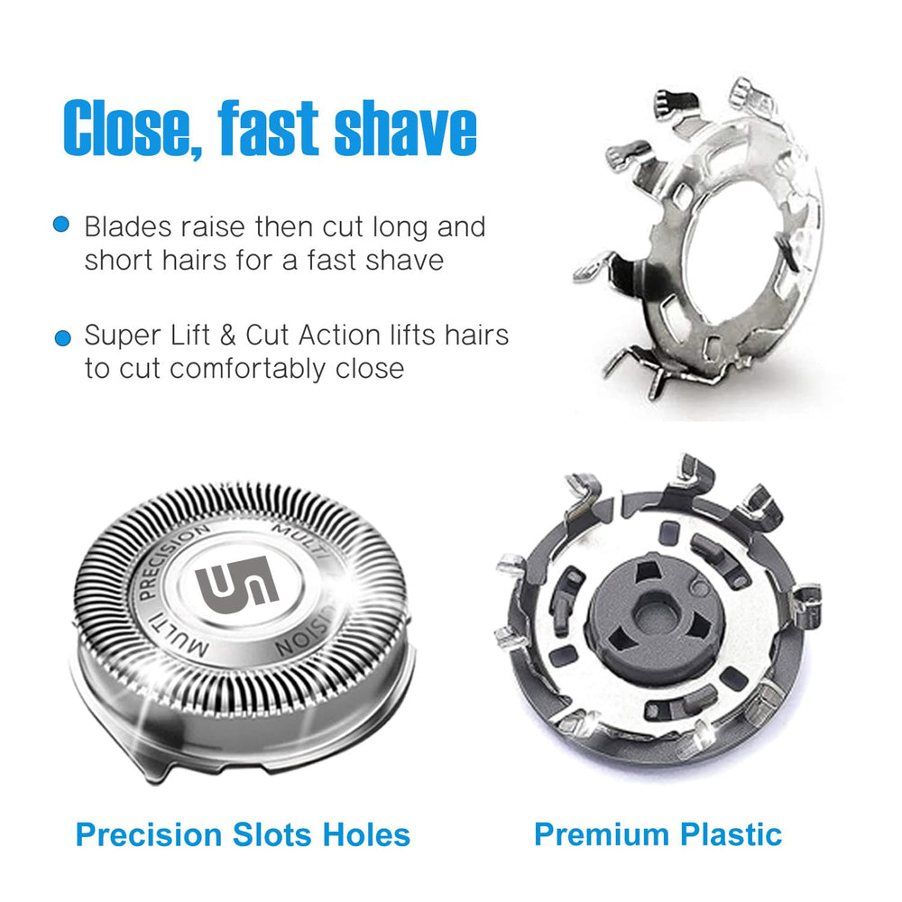 innobeaut 5000 compatibility chart for SH50 heads, broad shaver model support.
