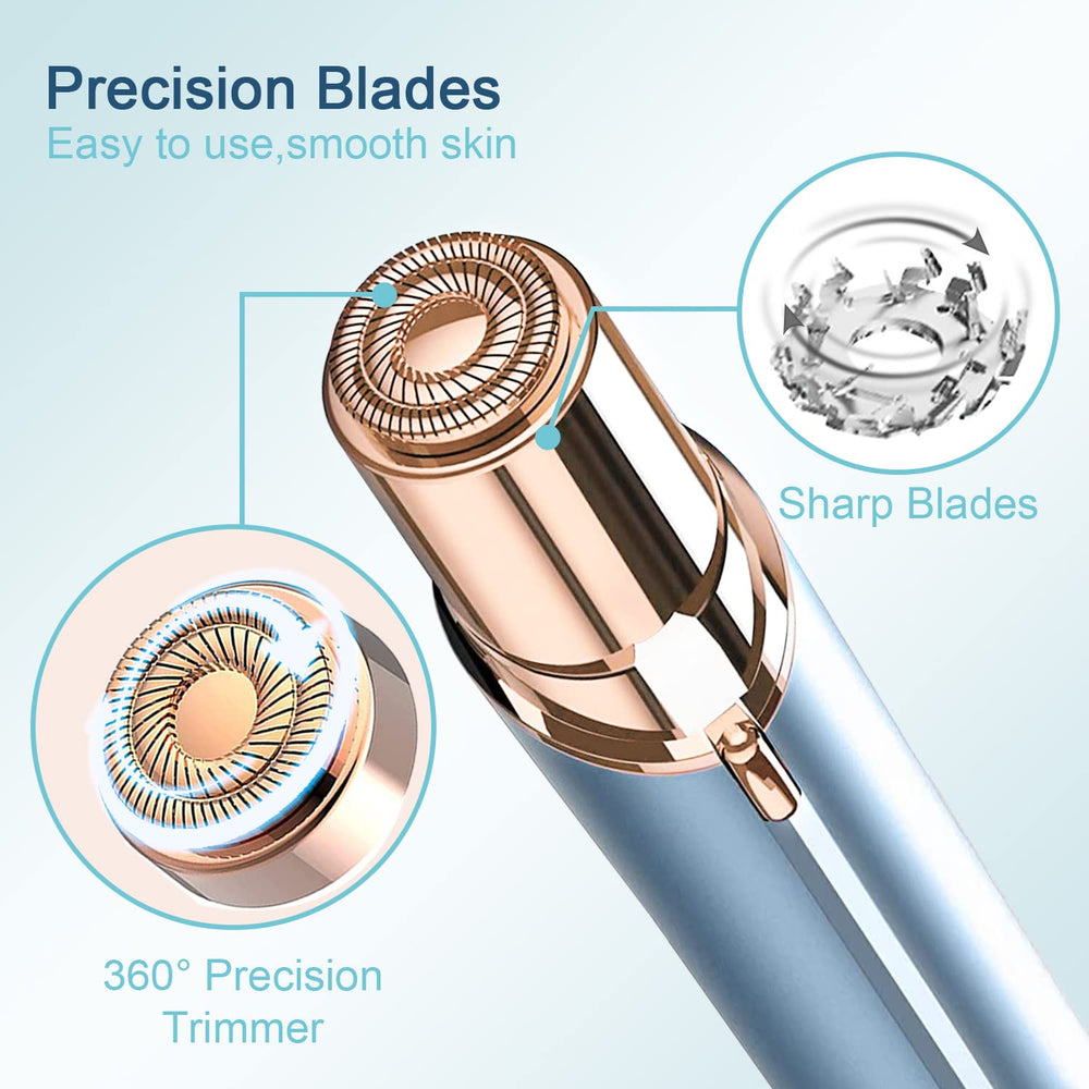 Innobeaut skin-friendly replacement head for gentle facial hair removal.