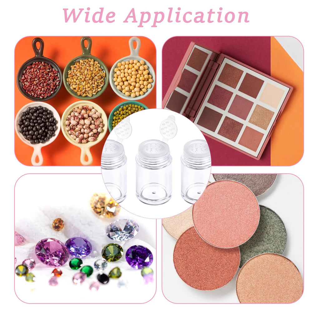 InnoHHustle compact travel powder container fits easily in bags.