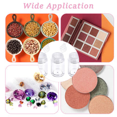 InnoHHustle compact travel powder container fits easily in bags.