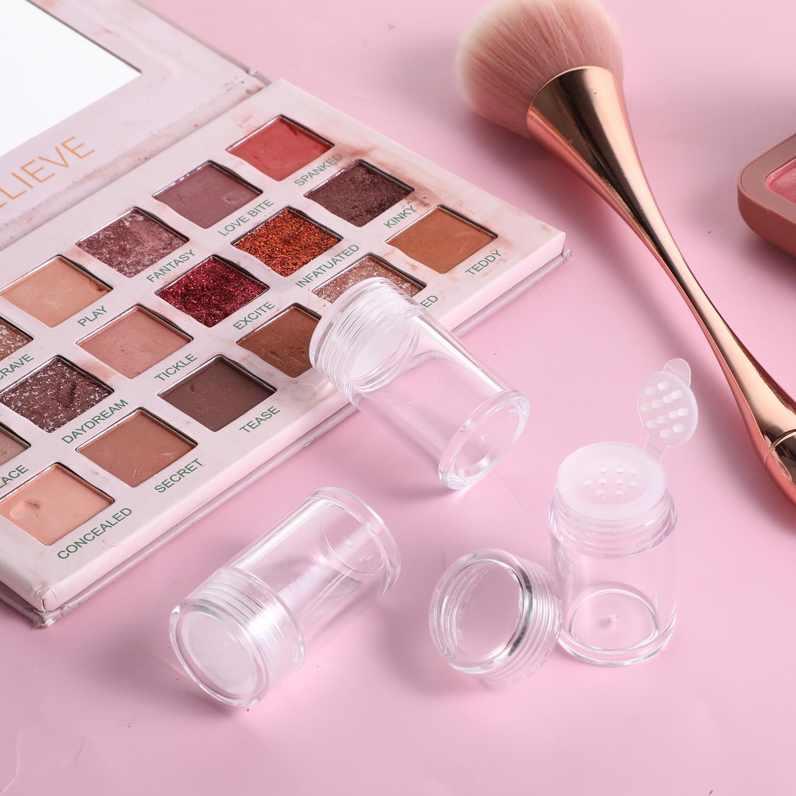 InnoHHustle multi-use container suitable for loose powder, glitter, and toner.