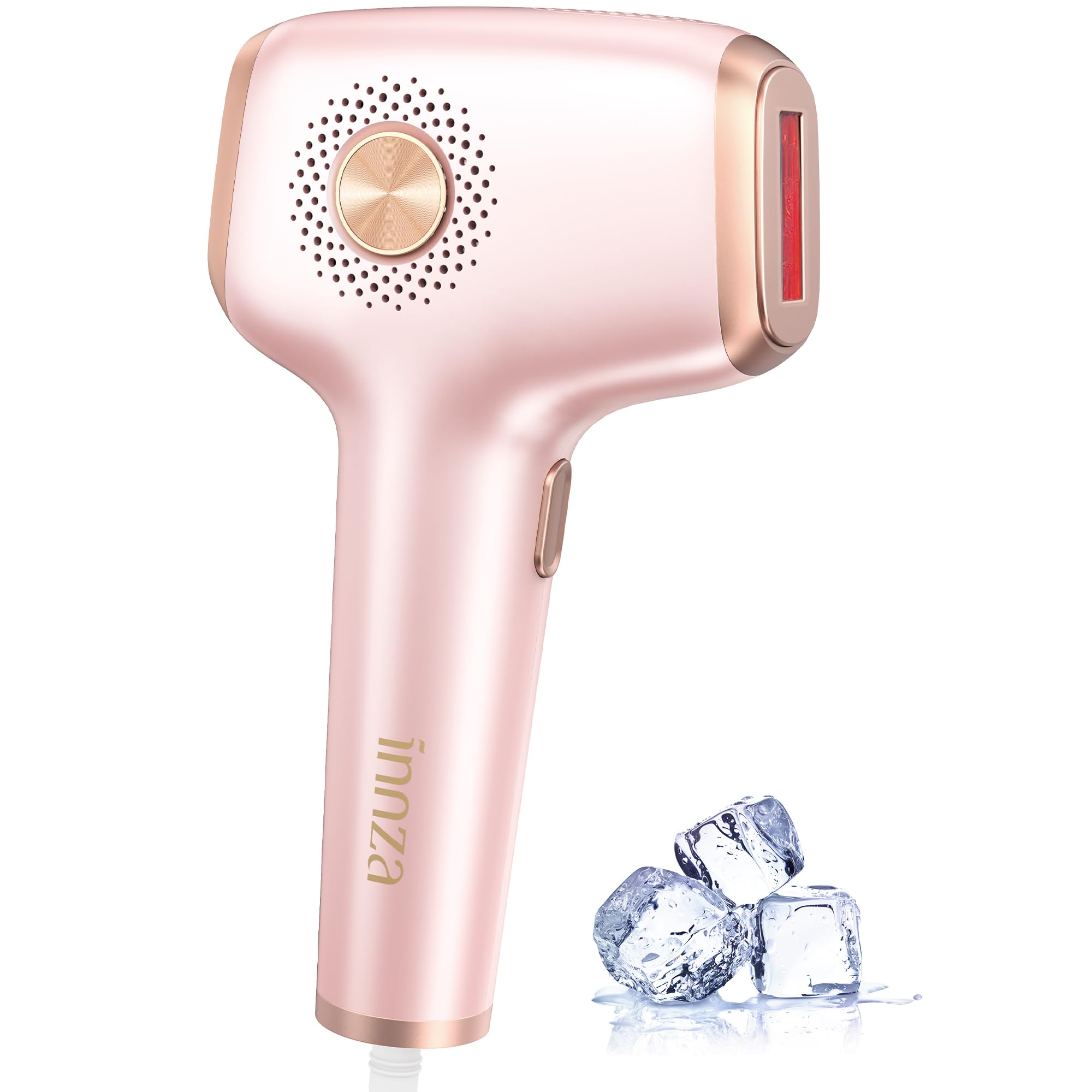 INNZA IPL hair removal device ready for at‑home use with cooling.