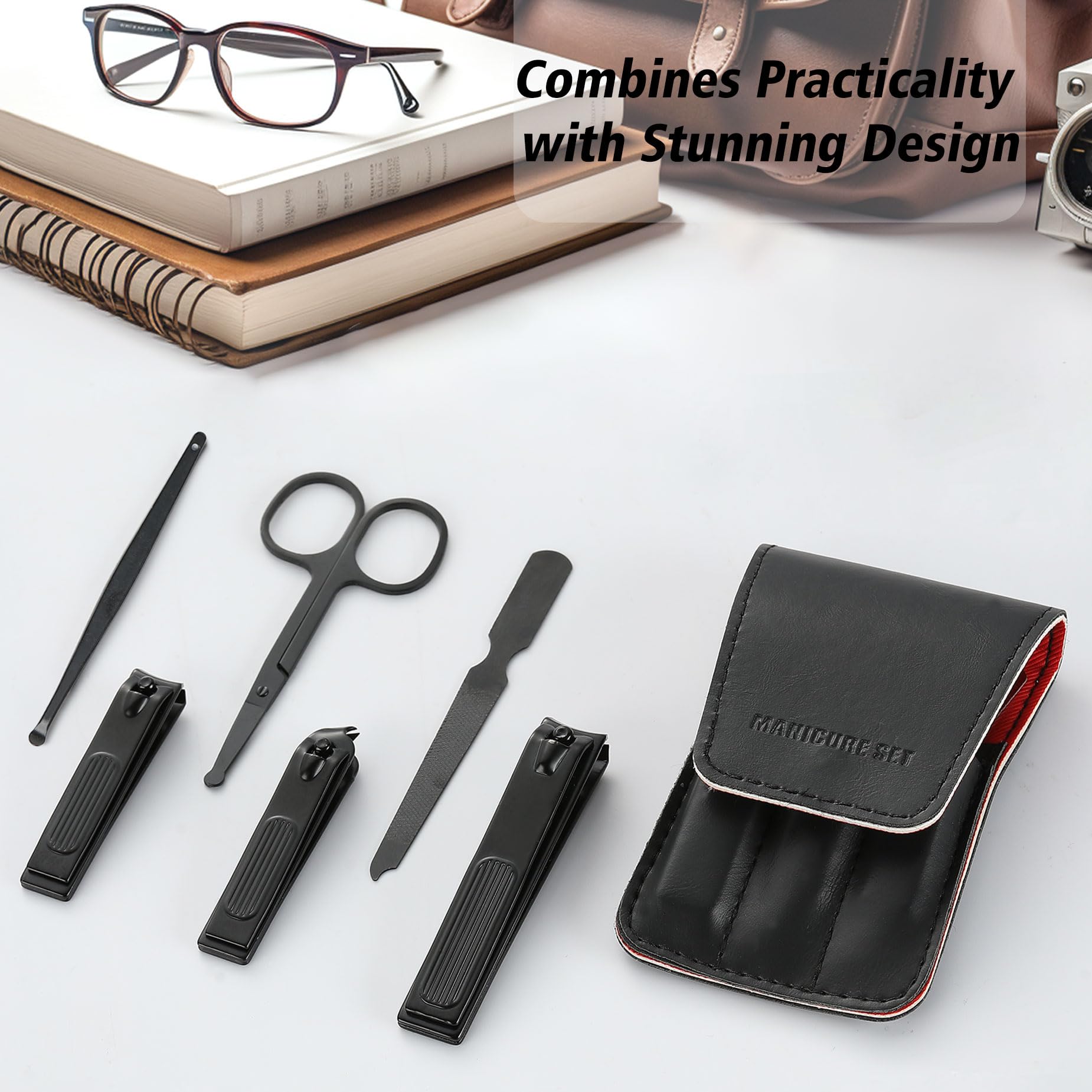 Insaizom Cool Manicure Set clippers close-up, engineered for precise cuts.