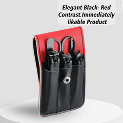 Insaizom Cool Manicure Set inside view, all tools neatly organized for travel.