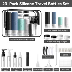 Premium BPA-free silicone bottles with leak-proof design