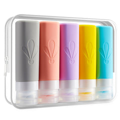 INSFIT travel bottles for toiletries with leak-proof 3oz design for mess-free packing.
