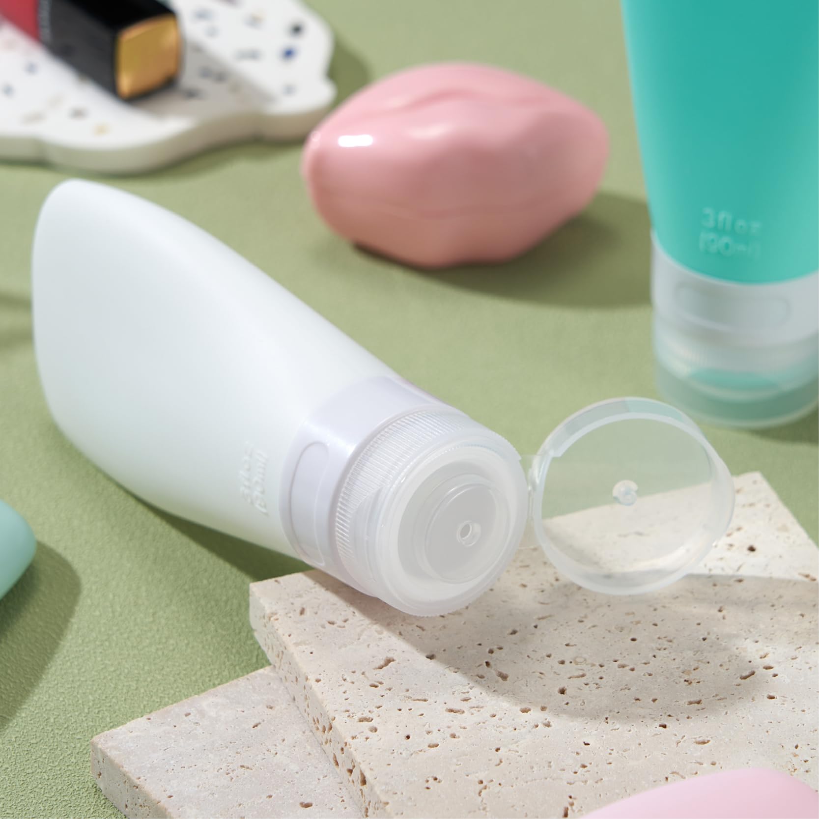 INSFIT travel bottles wide opening simplifies refilling and cleaning