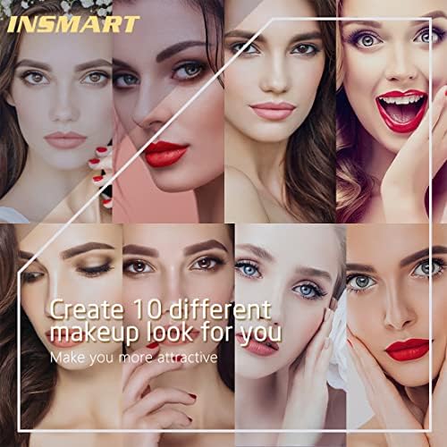 INSMART lashes available in varying lengths from 10mm to 17mm for natural or dramatic effects
