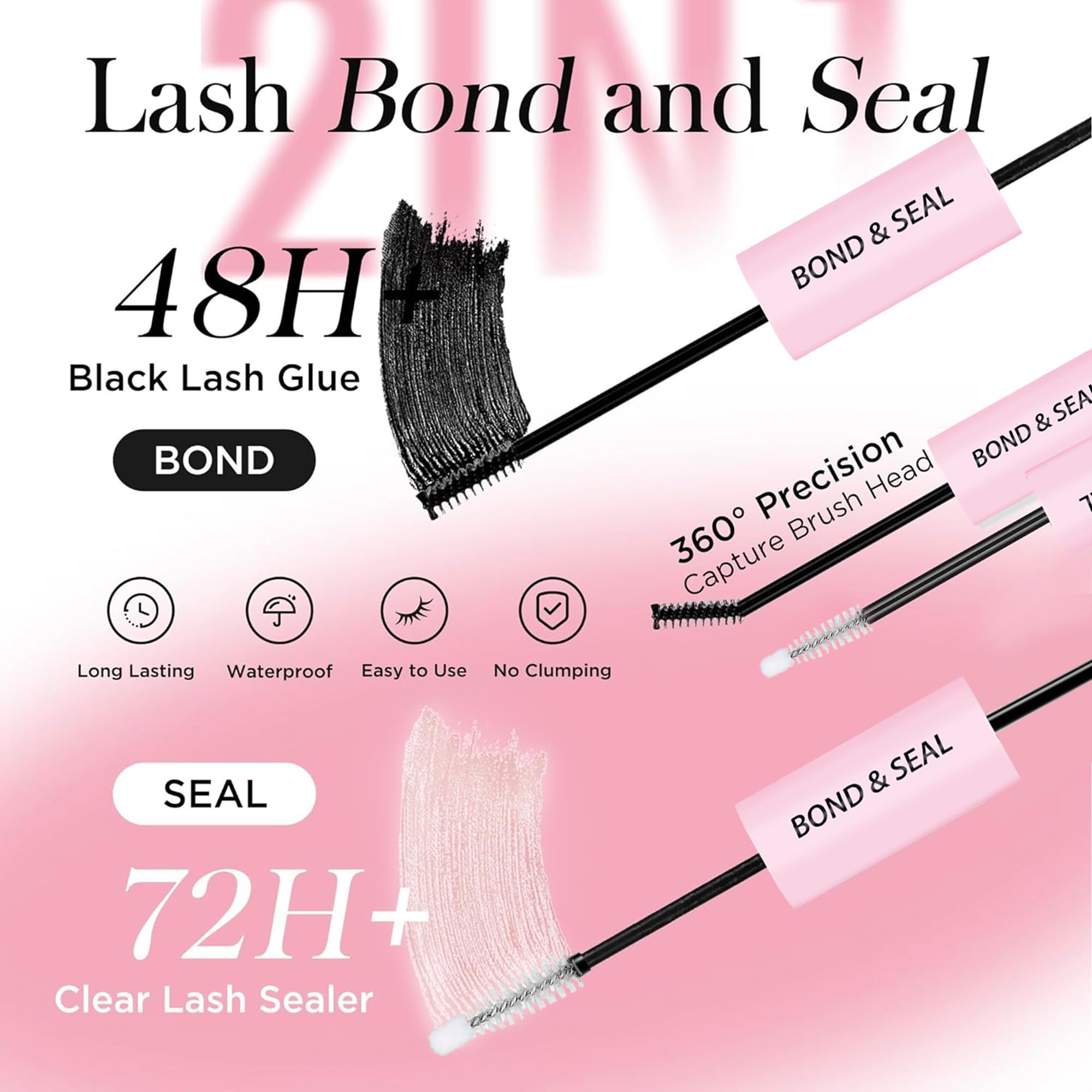 INSPEAUTY Bond and Seal extend wear for longer-lasting clusters.