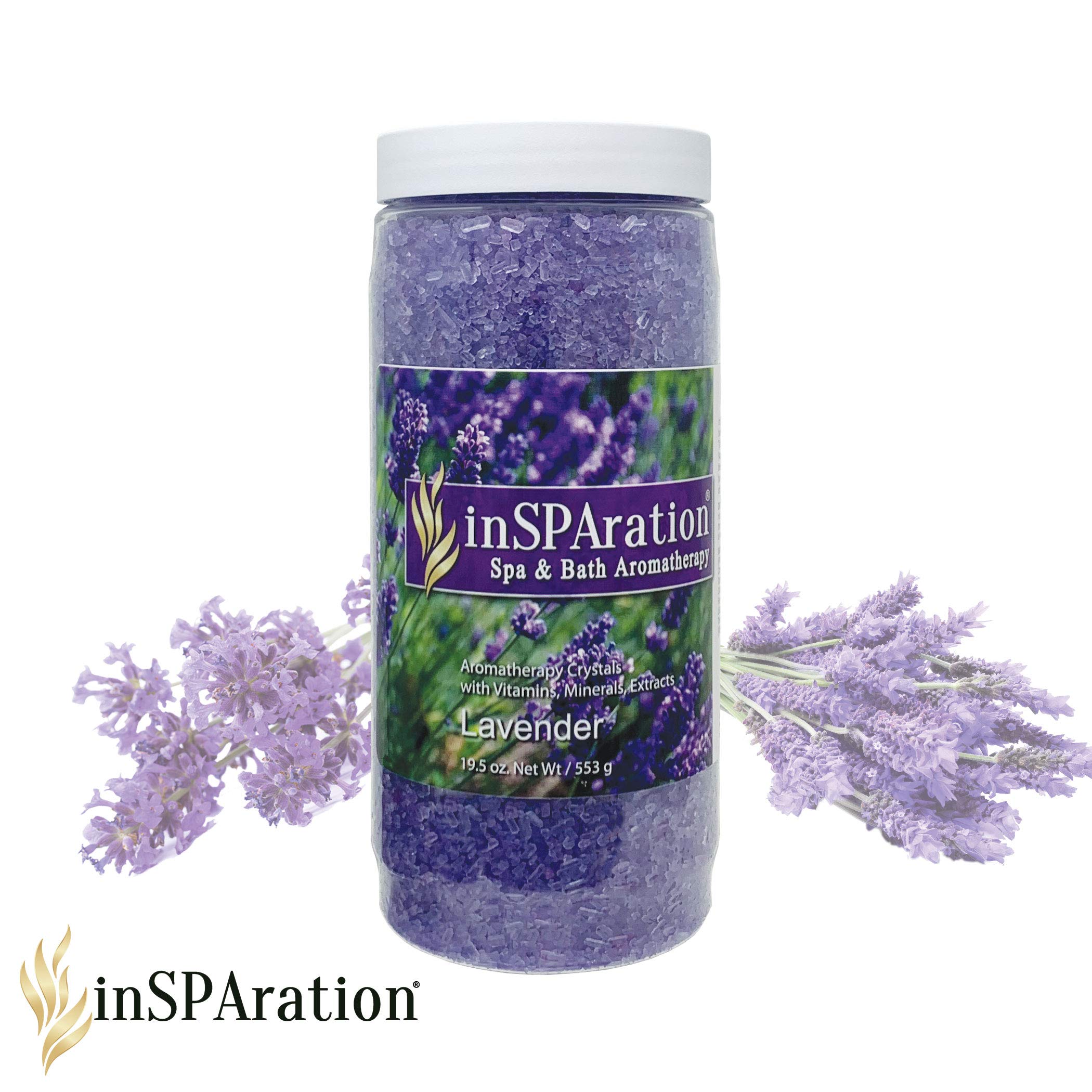InSPAration Lavanda: cristales-bano-hidromasaje, perfuman sin aceites.