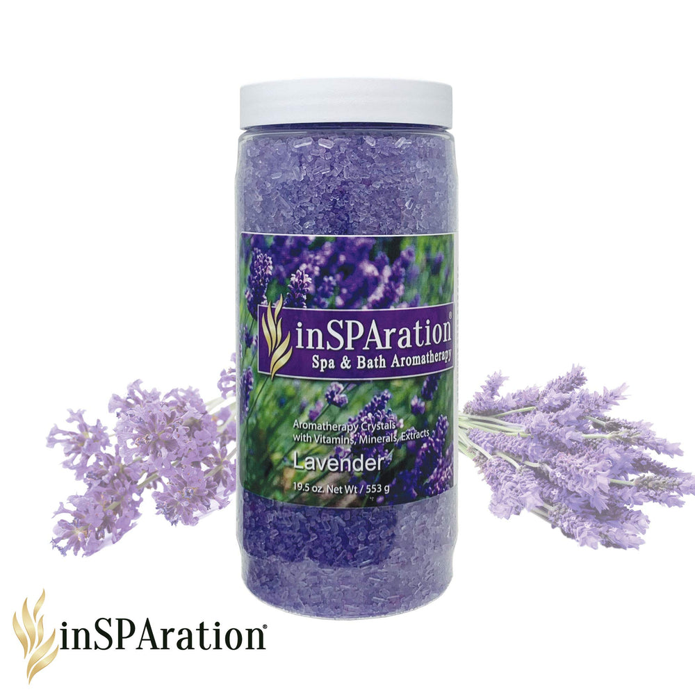 InSPAration Lavanda: cristales-bano-hidromasaje, perfuman sin aceites.