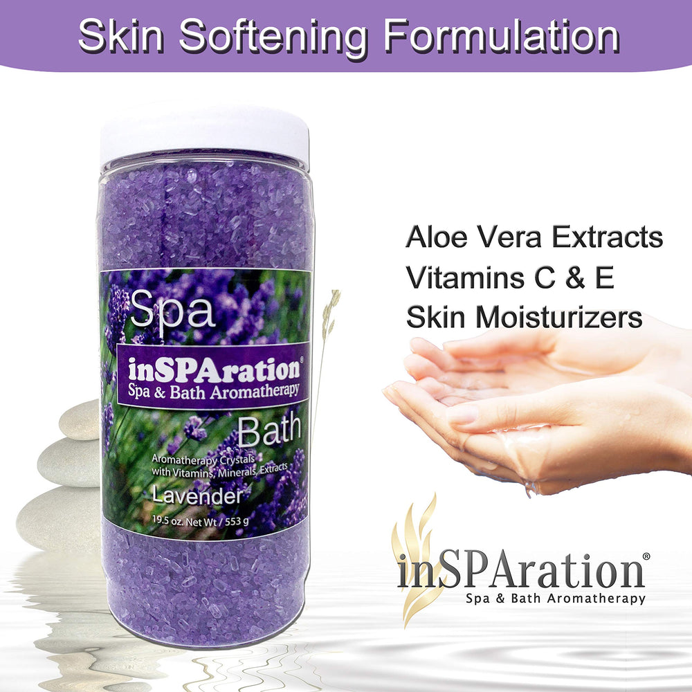 InSPAration Lavanda: cristales-piel-suave, tras la sesión.