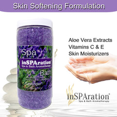 InSPAration Lavanda: cristales-piel-suave, tras la sesión.
