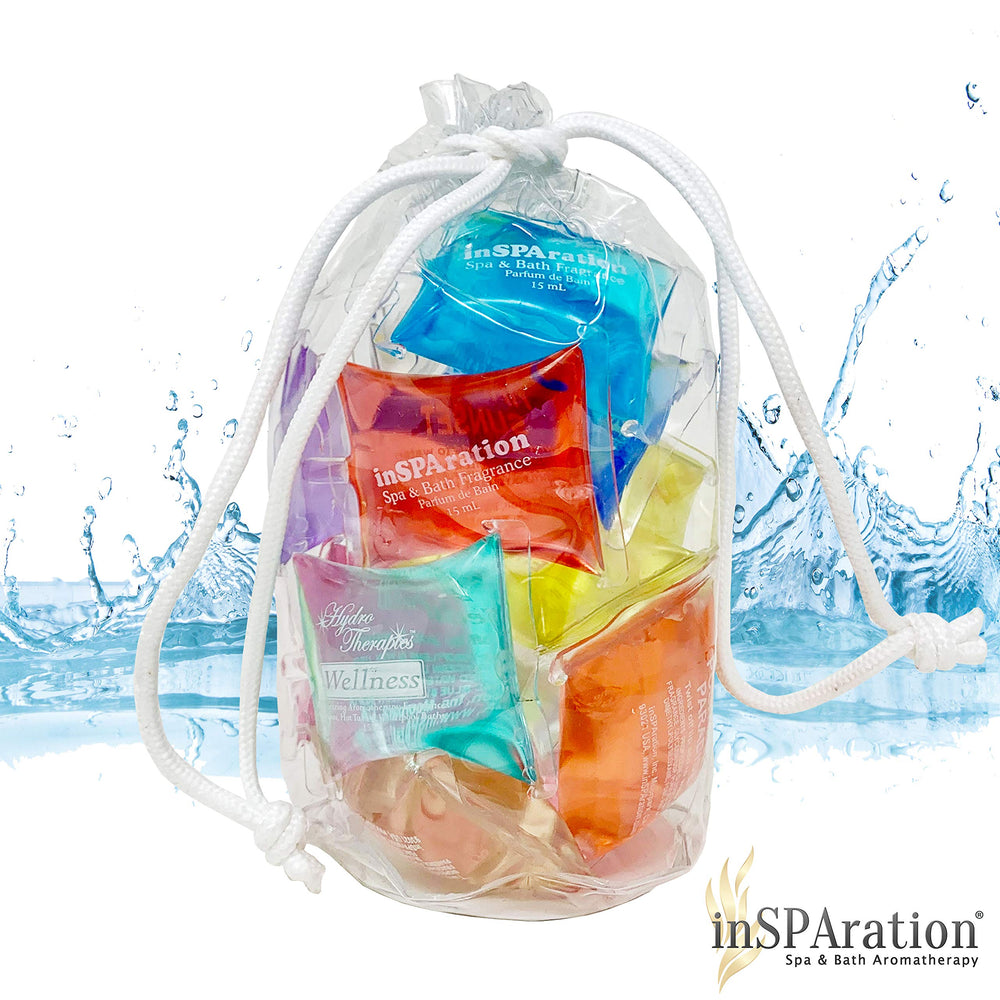 InSPAration, cesta-regalo aromaterapia, muestra spa para experiencias sensoriales.