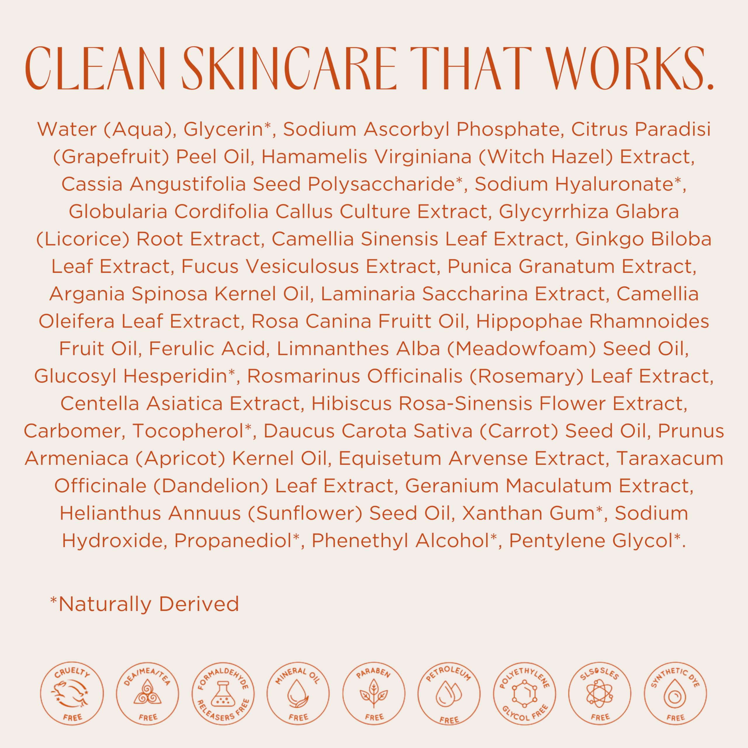 Rutina de cuidado con InstaNatural Vitamina C complementa otros productos.