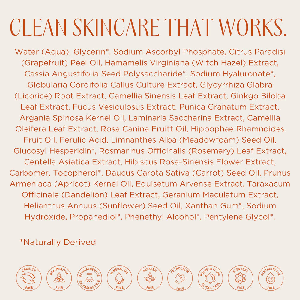 Rutina de cuidado con InstaNatural Vitamina C complementa otros productos.