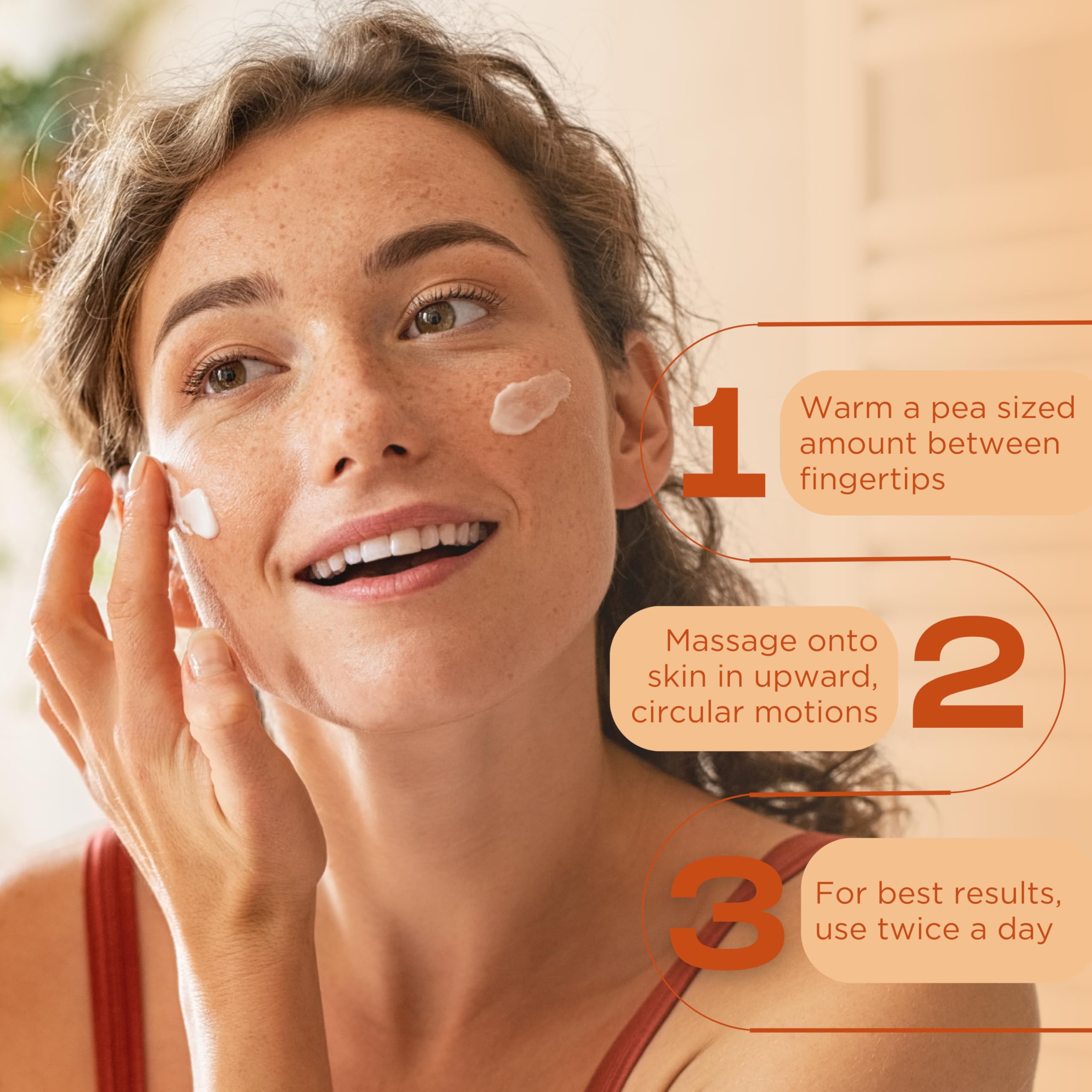 Hidratación diaria de InstaNatural Vitamina C crema facial