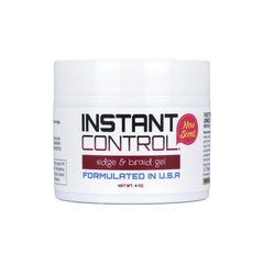 Instant Control Edge & Braid Gel application view showing smooth edges with flexible hold.