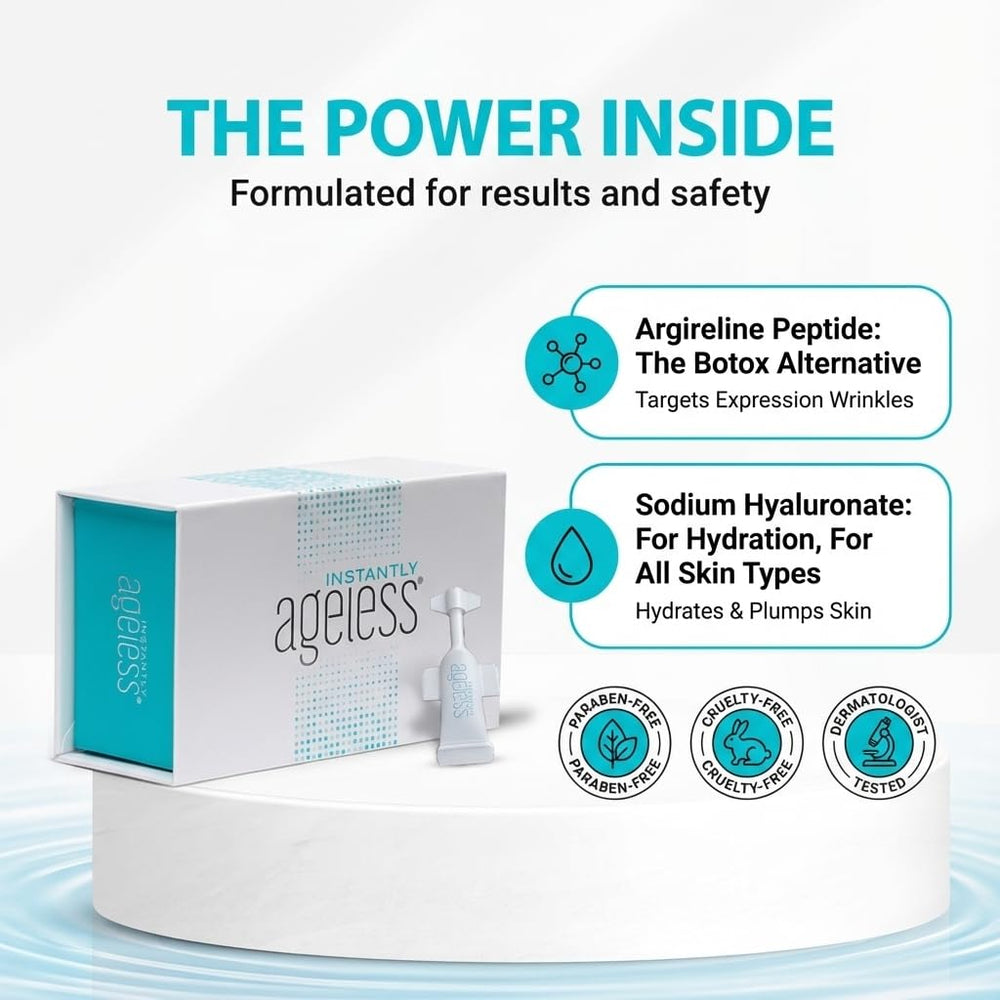 Instantly Ageless 25 vials pack for convenient on-the-go skincare routines