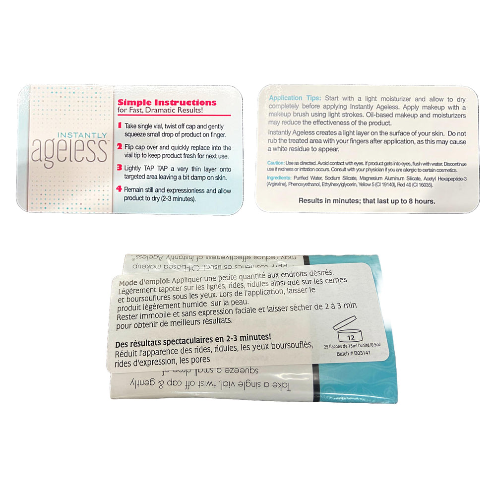 Instantly Ageless rutina cuidado rápido: retoques eficaces para mirada fresca.