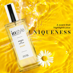 InStyle Fragrances Daisy-inspired EDT bottle close-up, elegant cap