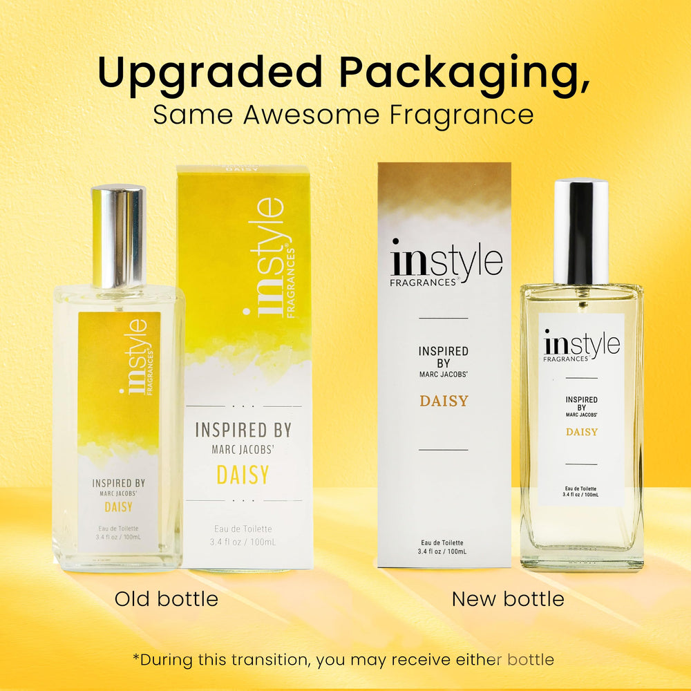 InStyle Fragrances Daisy-inspired EDT gift box, attractive packaging